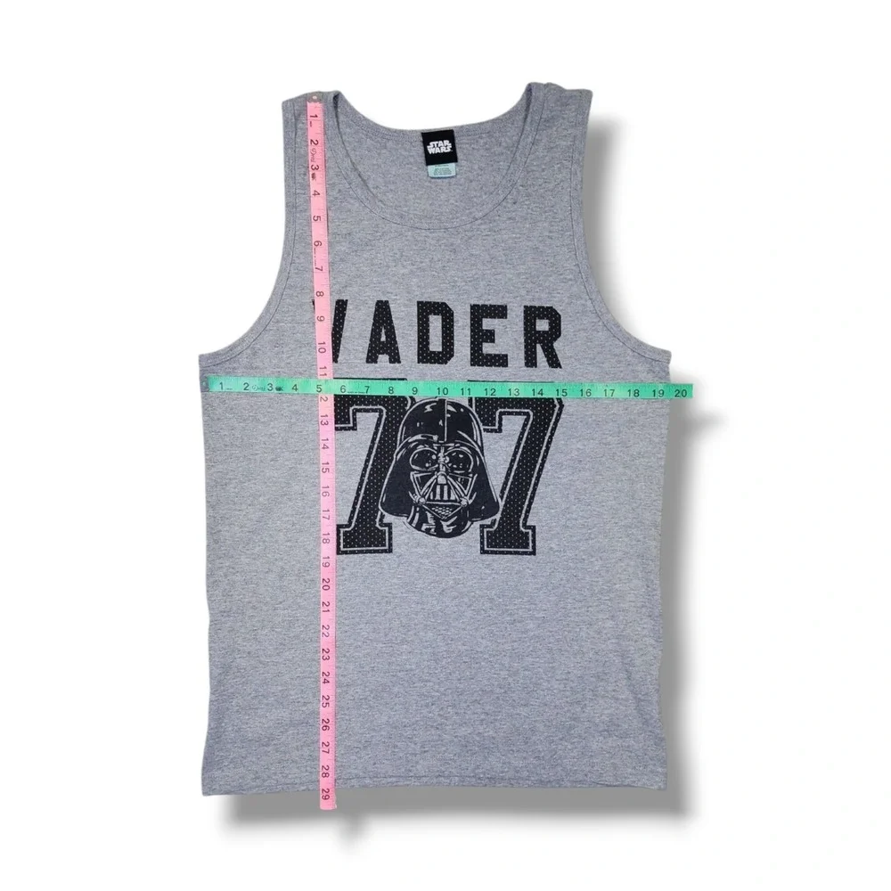 Vintage Pacific Star Wars Vader 77 Gray Tank Top‎ Men's Size Medium